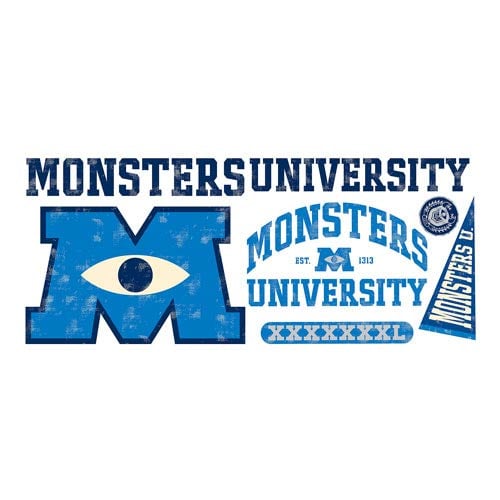 Monsters University Logo Giant Peel and Stick Wall Decal